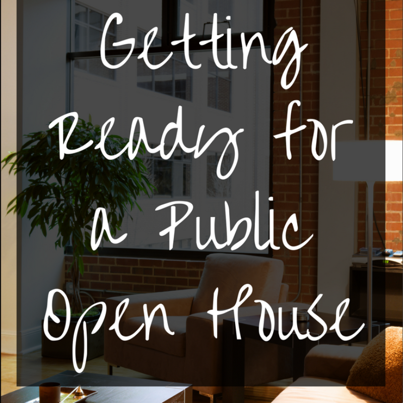 Public Open House Preparation